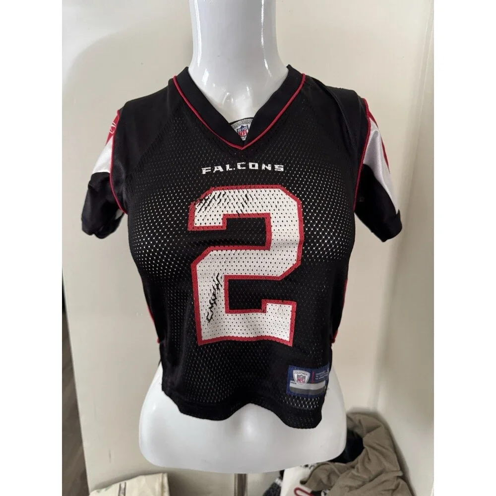 Reebok Atlanta Falcons Matt Ryan #2 Youth Jersey Size 4 Black Red NFL On Field